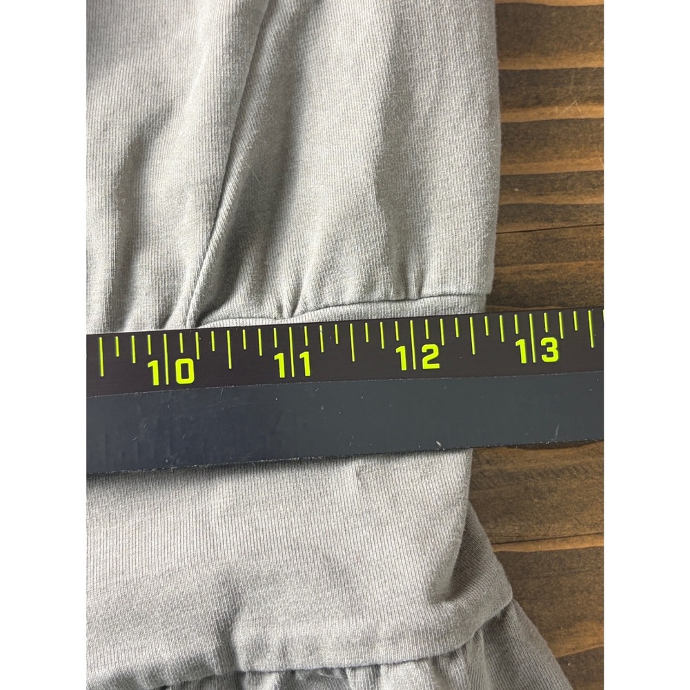 Ripple Organic Cotton Short Yoga Jumpsuit Womens S Gray Athleisure Sleeveless - Picture 8 of 11